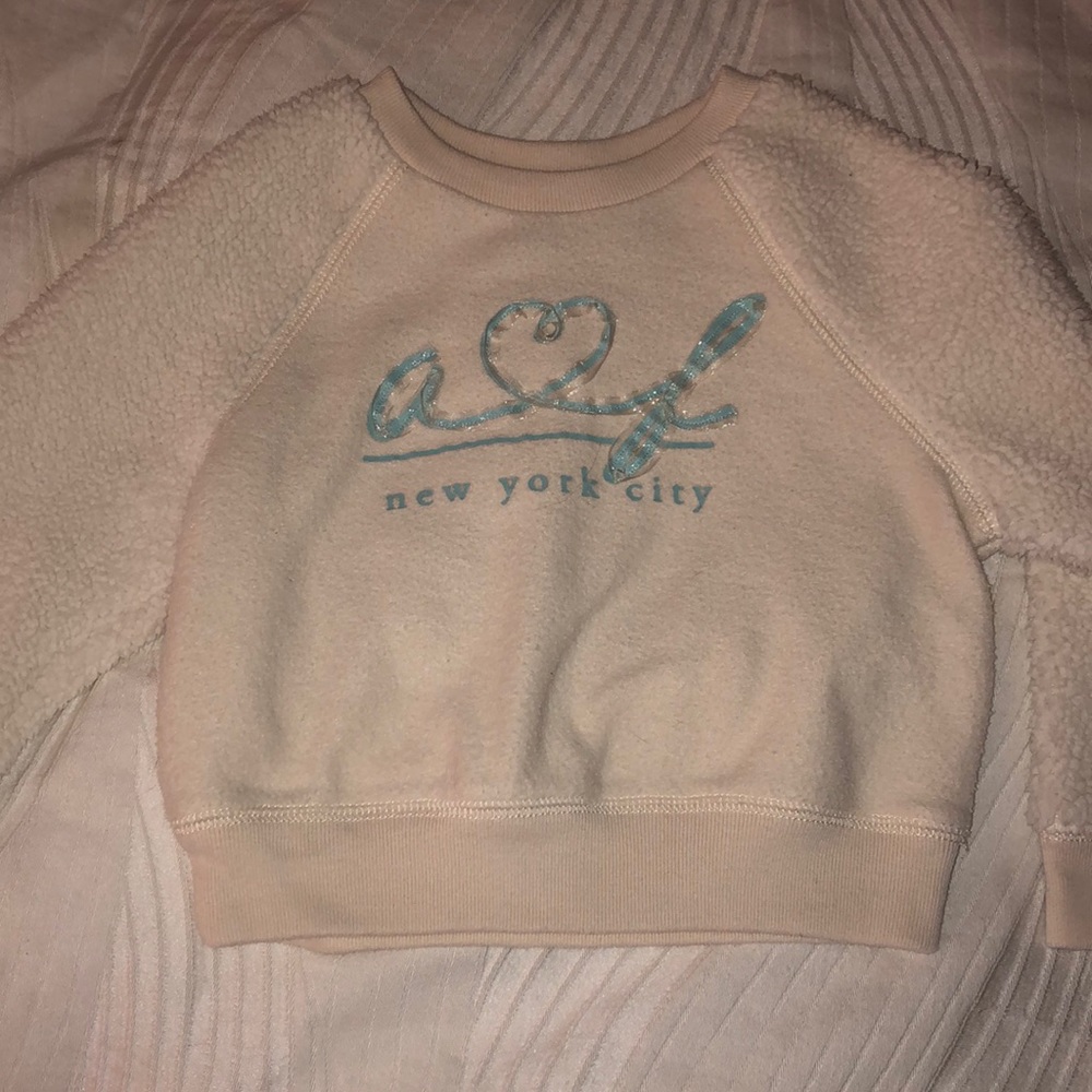 Girls 3/4 Abercrombie Crewneck Sweatshirt